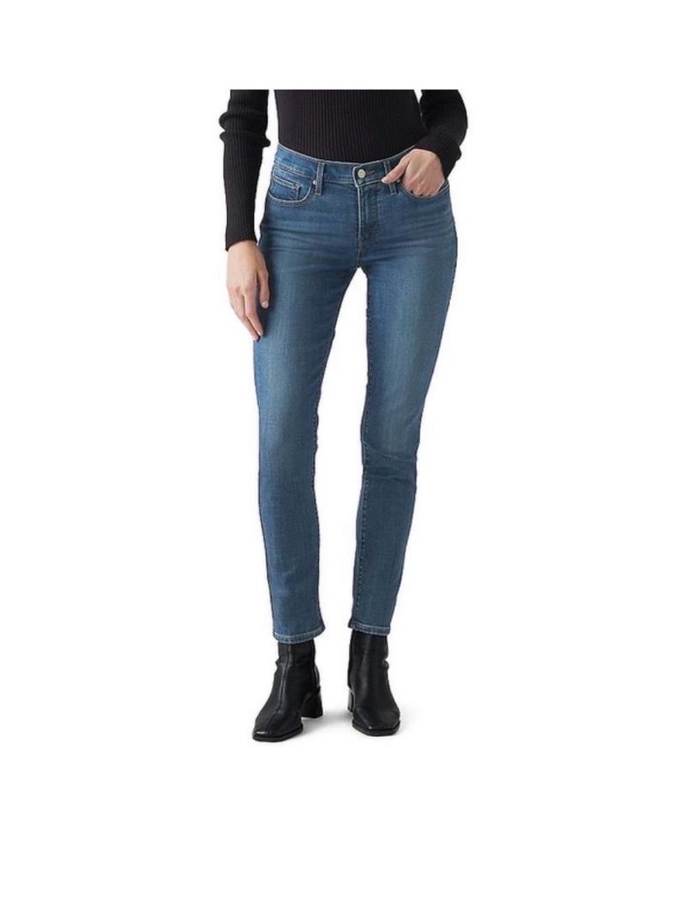 Levi's Slim Skinny Jeans in Blue Wash